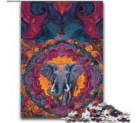 Puzzle éléphant 2000 pièces pour Adolescents, Jouets éducatifs, Jeux Anti-Stress, Cadeaux du Père Noël Secret pour Les Adolescents de 14 Ans et Plus (70x100cm)