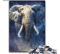 Puzzle éléphant Aquarelle pour Adolescents, 2000 pièces, Cadeau Amusant pour Les Vacances et Le soulagement du Stress (70x100cm)