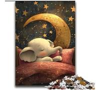 Puzzle éléphant endormi 2000 pièces pour Adultes, Jeux éducatifs, décoration d'intérieur, Cadeau d'anniversaire, Art Mural (70x100cm)