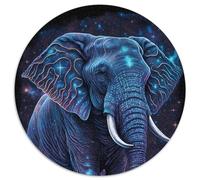 Puzzle Éléphant Magique 1000 pièces pour Adultes, Puzzle éducatif, décoration Artistique pour la Maison et Le Bureau, 14 Ans et Plus, 67,5 x 67,5 cm