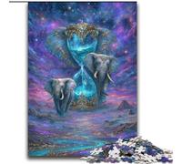 Puzzle Éléphant Magique 2000 pièces pour Adolescents, Jeu Familial Anti-Stress, défi Difficile, Cadeaux pour Amis et Famille (70x100cm)