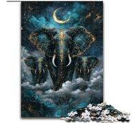 Puzzle Éléphant Magique pour Adolescents 1000 Pièces, Anti-Stress, Défi Difficile pour la Décoration de la Maison (14+) (26x38cm)