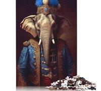 Puzzle éléphant pour Adultes, 1000 pièces, 38 x 26 cm, 1000 pièces. Convient aux Adultes de Plus de 18 Ans. Un Vrai Casse-tête !