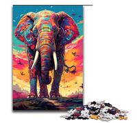 Puzzle éléphant Robot 1000 pièces pour Adultes par SplattersLots de Puzzles en Bois épais et colorés pour Adultes Puzzle Difficile et défi 75x50cm