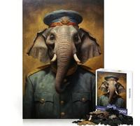 Puzzle éléphant Soldat 1000 pièces pour Adultes, Jeu de réflexion, Divertissement paisible, pièce de Collection aux découpes soignées (38x52cm)