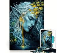 Puzzle Elfe Mystique des Eaux Enchantées pour Adolescents 1000 Pièces Stimule la Mémoire Détente et Amusante Assemblage Motif Cadeau Exquis (38x26cm)