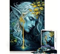 Puzzle Elfe Mystique des Eaux Enchantées pour Adolescents 1000 Pièces Stimule la Mémoire Détente et Amusante Assemblage Motif Cadeau Exquis (38x26cm)