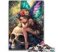 Puzzle Elfe Squelette 1000 pièces pour Adultes, Difficile à réaliser, Amusant et Humoristique, décoration d'intérieur et Cadeaux Uniques (50x75cm)