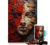 Puzzle Elle a sculpté dans Le Mur pour Adultes, 1000 pièces, Jeu de réflexion Amusant à Partager, découpe de précision, Cadeau Unique 38x26cm