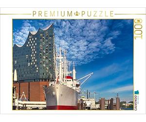 Puzzle · Elphie et Cap San Diego | 1000 pièces · Format assemblé 64 × 48 cm · CALVENDO Puzzle