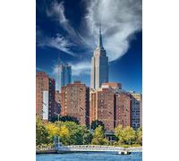 Puzzle Empire State Building de 300 pièces - Idée Cadeau Originale, Loisirs, Divertissement, décoration de fête (14 Ans et Plus)