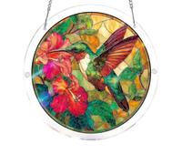 Puzzle en Acrylique de 83 pièces, 7,4 Pouces, Attrape-Soleil | Pendentif de décoration de fenêtre for la maison, article de jardin(Color 6)