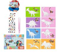 Puzzle En Autocollants,Kit De Bricolage 3D Numéroté,Kit de Autocollants 3D à Faire Soi-Même | Pour Usage Éducatif, Maison, École, Voyage, Garçons, Filles, Avion, Voiture, Noël, Anniversaire