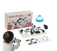 Puzzle en Blocs de Bois cachés, Ensemble de Blocs à Motifs en Bois, Jouets de réflexion, Jeu de Table interactif Parent-Enfant, Blocs d'entraînement à la réflexion Amusants, Cadeaux pour