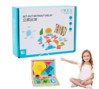 Puzzle en blocs de bois, puzzles éducatifs pour | Puzzle de blocage des en bois | Jeu de stockage amusant, outil d'entraînement à la pensée logique pour la maternelle