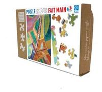 Puzzle en Bois découpé à la Main - Robert Delaunay - Tour Eiffel - 100 pièces