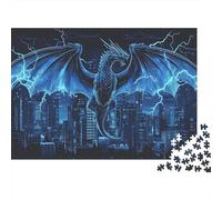 Puzzle en Bois 1000 Pièces Adulte Dragon Quest - Jeu De Challenge Classique,Animal Art Décoratif Moderne, Cadeau Créatif De Haute Qualité 1000pcs (75x50cm)
