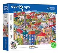 Puzzle En Bois 1000 Pièces EYESPY Sneaky Peakers Paris France Tour Eiffel Comic