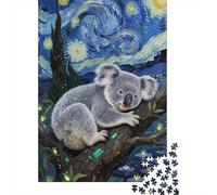 Puzzle en Bois 1000 Pièces - Koala | Chef-d'Œuvre À Composer | Activité Relaxante, Satisfaction De L'Assemblage Complet