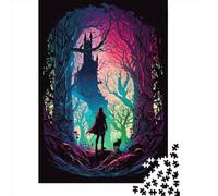Puzzle en Bois 1000 pièces « Le Château Perdu » pour Adultes, Jouet éducatif Anti-Stress, Cadeau de Noël, 1000 pièces (75 x 50 cm)