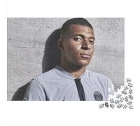Puzzle en Bois 1000 Pièces Mbappé pour Adultes - Jeu Challenge Stimulant,Football Décoration Murale Créative, Cadeau Élégant Et Original 1000pcs (75x50cm)