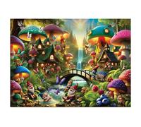 Puzzle En Bois 1000 Pièces ? Mushroom Wonderland Multicolor TU