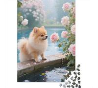 Puzzle en Bois 1000 Pièces - Pomeranien | Odyssée Visuelle pour Petits Explorateurs Et Grands Rêveurs | Plongez dans Un Monde De Fantaisie