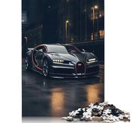Puzzle en Bois 1000 pièces pour Adultes Bugatti Chiron Pur Sport Puzzle carré pour Enfants Jeux en Famille Cadeaux de Noël 1000 pièces (75 x 50 cm)