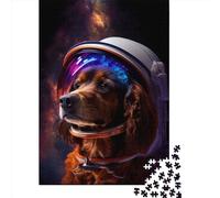 Puzzle en Bois 1000 Pièces pour Adultes Cocker Spaniel Anglais Jeu de Décompression (75x50cm)