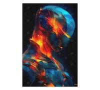 Puzzle en Bois 1000 pièces pour Adultes, Ember Soul - The Burning Within