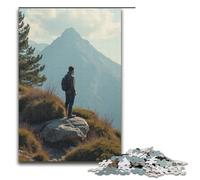 Puzzle en Bois 1000 pièces pour Adultes et Enfants « Birdsong in The Empty Mountains » 38 x 26 cm