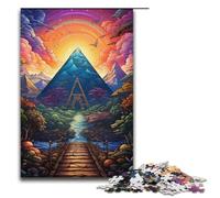 Puzzle en Bois 1000 pièces pour Adultes et Enfants par Jigsaw Bridge to The Pyramids pour Adultes (38 x 26 cm)