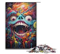 Puzzle en Bois 1000 pièces pour Adultes et Enfants par Jigsaw Fantasy Puzzles colorés de démons pour Adultes 1000 pièces (38 x 26 cm)