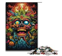 Puzzle en Bois 1000 pièces pour Adultes et Enfants par Jigsaw Fantasy Puzzles de Monstres colorés pour Adultes 1000 pièces (38 x 26 cm)