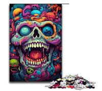 Puzzle en Bois 1000 pièces pour Adultes et Enfants par Jigsaw Fantasy Puzzles Monstres colorés pour Adultes 1000 pièces (75 x 50 cm)