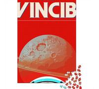 Puzzle en Bois 1000 pièces pour Adultes, Invincible Planet Saturn Poster
