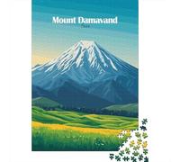 Puzzle en Bois 1000 pièces pour Adultes, Mount Damavand Iran De Noël