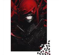 Puzzle en Bois 1000 pièces pour Adultes, Puzzle carré Rouge Sang, Jeux de Famille pour Enfants, Cadeaux de Noël, 1000 pièces (75 x 50 cm)