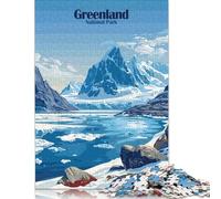 Puzzle en Bois 1000 pièces représentant Le Paysage du Parc National du Groenland, Puzzle éducatif pour Adultes, Anti-Stress, Cadeau de Noël, 1000 pièces (75 x 50 cm)