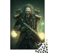 Puzzle en Bois 1000 pièces Soldat Zombie de l'armée Morte Puzzle rectangulaire créatif Cadeau pour Jeu en Famille ou Entre Amis 1000 pièces (75 x 50 cm)