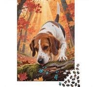 Puzzle en Bois 1000 Pièces - Springer Spaniel | Chef-d'Œuvre À Composer | Activité Relaxante, Satisfaction De L'Assemblage Complet