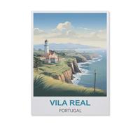 Puzzle en Bois 1000 Pieces，Vila Real Portugal，Adultes Enfants Classique Jeu Cadeau（75x50cm）-IC55