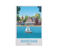 Puzzle en Bois 1000 Pièces，Wareham, Dorset，Adultes Enfants Assemblage De Puzzles Jouets（75x50cm）-FY88