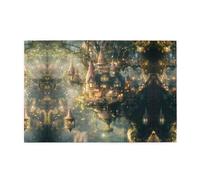 Puzzle en bois 1000 pièces WZYWHJ Beau motif pays des merveilles pour adultes et enfants, parfait pour s'amuser en famille, soulager le stress