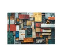 Puzzle en bois 1000 pièces WZYWHJ Fragments de mémoire pour adultes et enfants, parfait pour s'amuser en famille, soulager le stress