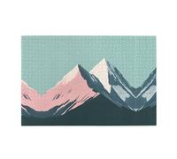 Puzzle en bois 1000 pièces WZYWHJ minimaliste pour adultes et enfants, parfait pour s'amuser en famille, soulager le stress