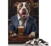 Puzzle en Bois 1000 pièces XL Bully in The PU pour Adultes, Jeu éducatif pour Adolescents (75 x 50 cm)