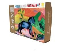 Puzzle en bois 12 pièces CHEVAL BLEU Puzzle Michele Wilson Multicolore Multicolore G