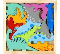 Puzzle En Bois 12El Dinosaures 500646 Mega Creative