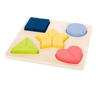 Puzzle en bois 15 pièces - SMALL FOOT - Blanc et Multicolore